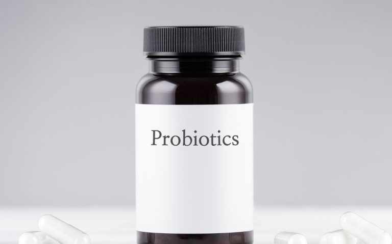 Une boite de probiotique