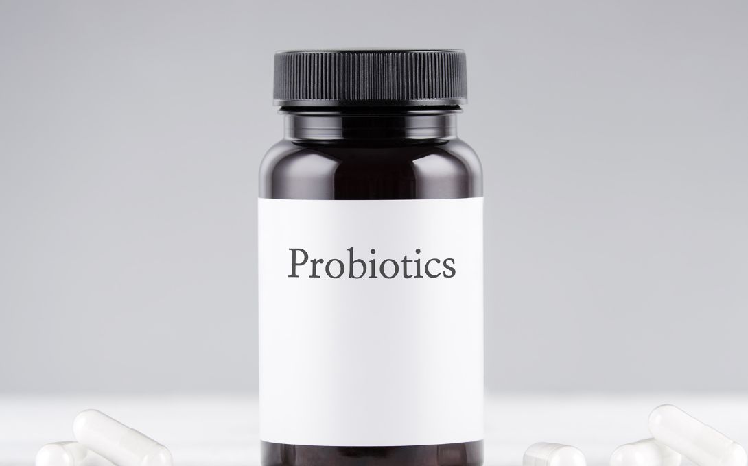 Une boite de probiotique