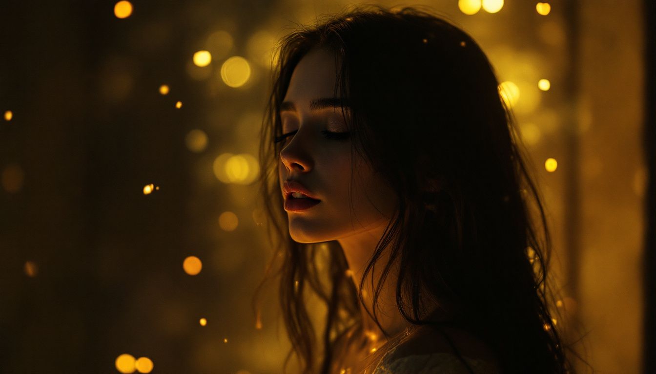 Un paysage tranquille baigné de lumière, évoquant une introspection solitaire.